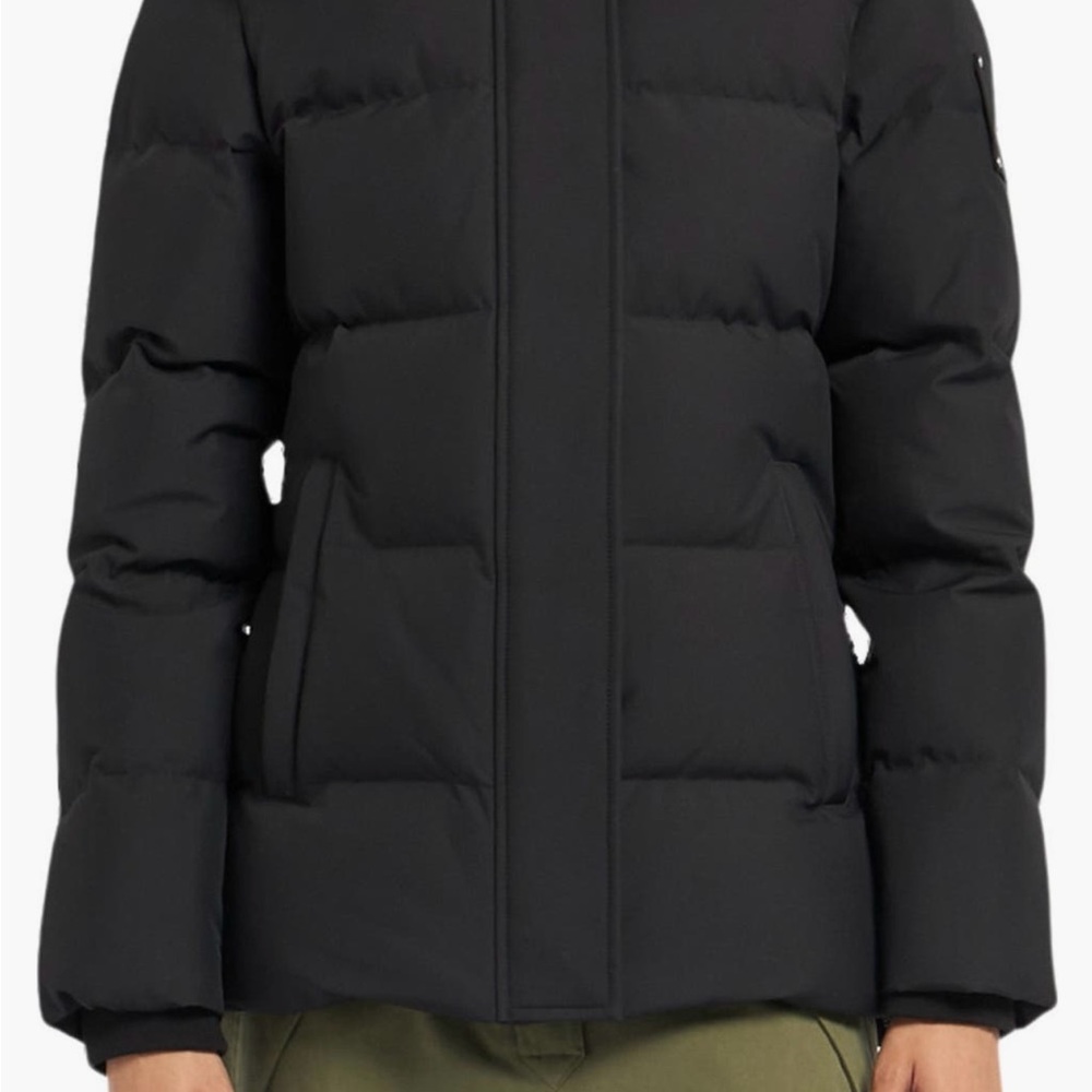 Moose Knuckles Cloud 3Q 800 Fill Power Down Puffer With Removable Shearling Trim